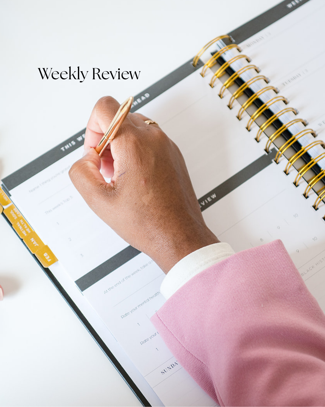 2026 Hupomone™ Living Planner - Mental Wellness Weekly Planner for Women